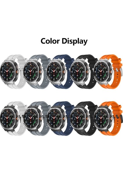 Samsung Galaxy Watch Ultra 47MM Için Sıvı Silikon Kayış (Yurt Dışından)