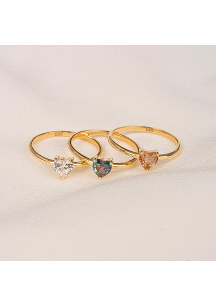 Gümüş Yüzük - 0,60 Ct Pırlanta(Signty)Kalp Tektaş Evlilik Teklifi Gümüş Yüzük-Pırlanta Kalp Tektaş Gümüş Yüzük indirimleri