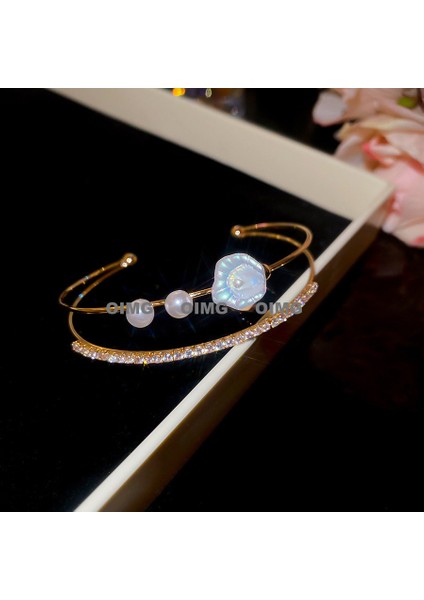 Yeni Ağır Sanayi Iyi Şanslar Bilezik Zarif Işık Lüks Mizaç Bilezik Kişiselleştirilmiş Nimet El Takı (Yurt Dışından)