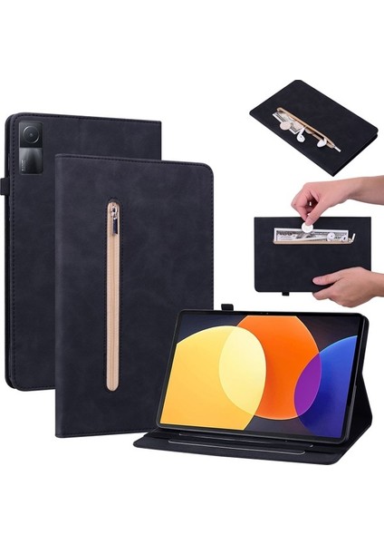 Xiaomi Redmi Pad 5g Için Fermuarlı Deri Tablet Kılıfı (Yurt Dışından)