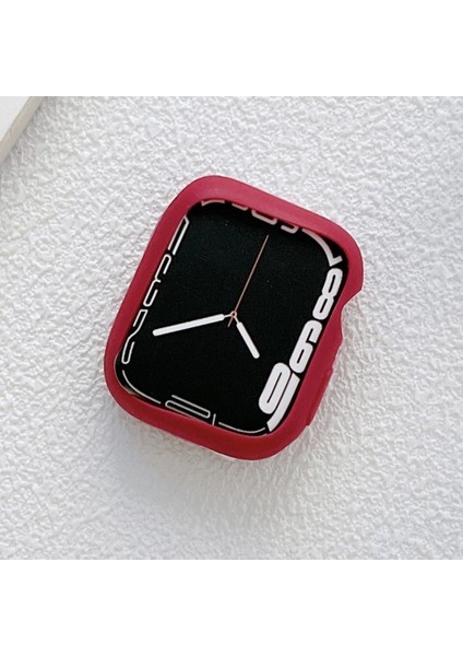 Apple Watch S 7 45 mm Kırmızı Için Tpu Saat Kılıfı (Yurt Dışından) fırsatları