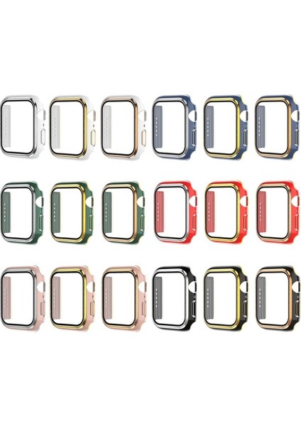 Apple Watch S 3/2/1 42 mm Pembe + Rose Gold Için 2 Renkli Pc Kasası (Yurt Dışından) modelleri