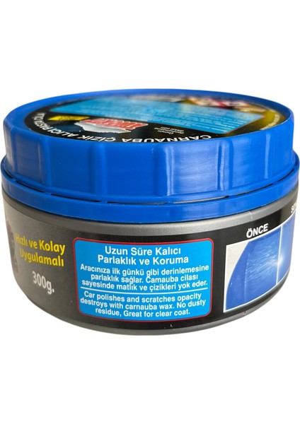 Araba Çizik Giderici Oto Güneş Yanığı ve Boya Koruma, Parlatıcı Wax Pasta Cila 300GR modelleri