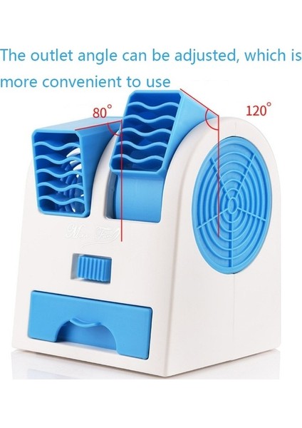 Taşınabilir USB Şarjlı Masaüstü Küçük Fan (Yurt Dışından)