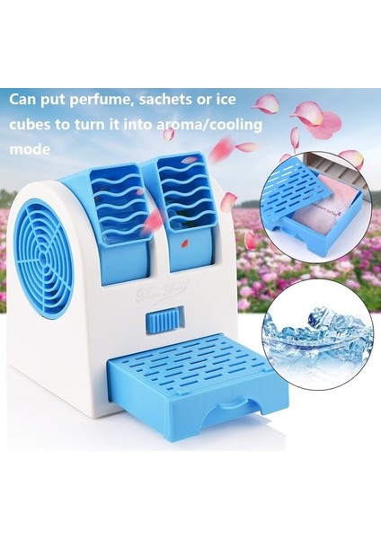 Taşınabilir USB Şarjlı Masaüstü Küçük Fan (Yurt Dışından)