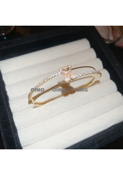 Yeni Ağır Sanayi Iyi Şanslar Bilezik Zarif Işık Lüks Mizaç Bilezik Kişiselleştirilmiş Nimet El Takı (Yurt Dışından)