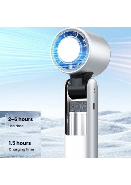 100 Vitesli Yüksek Hızlı El Tipi Katlanabilir Soğutmalı Turbo Fan (Yurt Dışından)