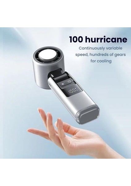 100 Vitesli Yüksek Hızlı El Tipi Katlanabilir Soğutmalı Turbo Fan (Yurt Dışından)