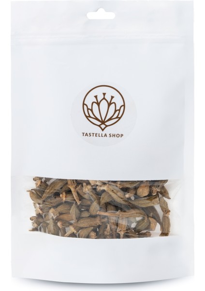 Kuru Bamya (150gr), Lüks Kalite, Katkı Maddesiz Kuru Bamya, Kurutulmuş Bamya, Bamya Kurusu (Orta Büyüklük)