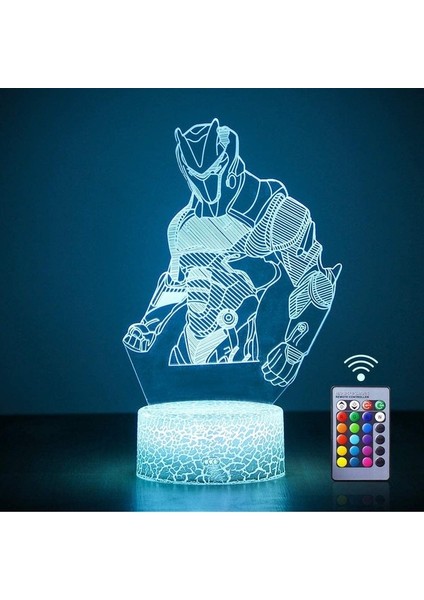Battlebus Oyun Odası Gece Işıkları Lamba 3D Vision E Omega Uzaktan (Yurt Dışından)