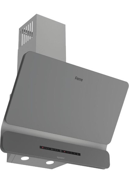 Fryart-Sılentart Serisi Gri Set (ED078 + QEP63CPR +D082-SA) - Döküm Izgara / 67 cm Ocak indirimleri