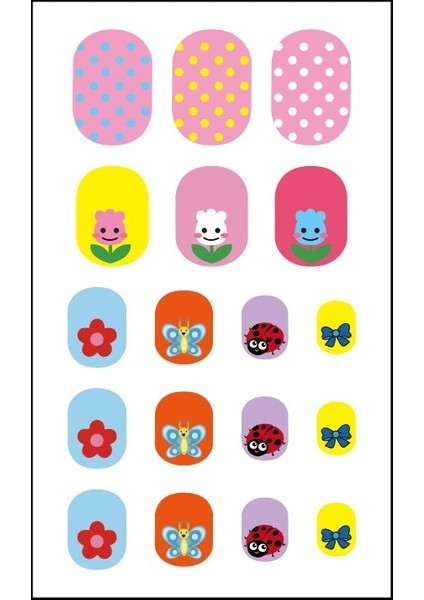 Çocuklar Nail Art Etiketler (Yurt Dışından)