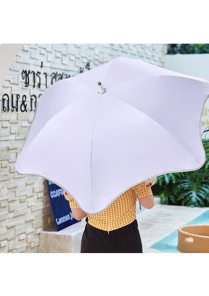 Yaratıcı Uzun Saplı Güneş Kremi Anti-Üvey Güneş Umbrla Mor (Yurt Dışından) fırsatları