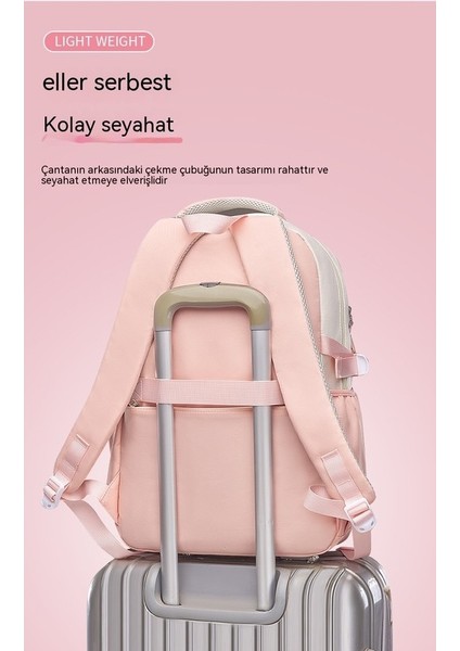 2024 Yeni Japon Tarzı Ortaokul ve Lise Kız Ilköğretim Okulu Altıncı Sınıf Kontrast Renkli Sırt Çantası Tembel Tarzı Kız Okul Çantası (Yurt Dışından) fırsatları