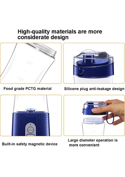 6-Bıçaklı Meyve Meyve Suyu Suyu Fincan Derin Mavi (Yurt Dışından) fırsatları