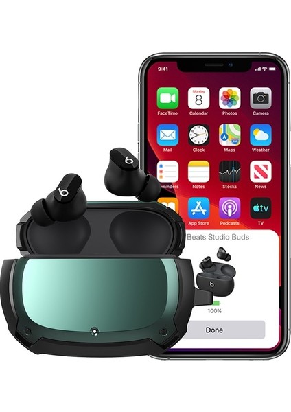 Beats Studio Buds Siyah + Mavi Için Bumblebee Zırh Kulaklık Kılıfı (Yurt Dışından) fırsatları