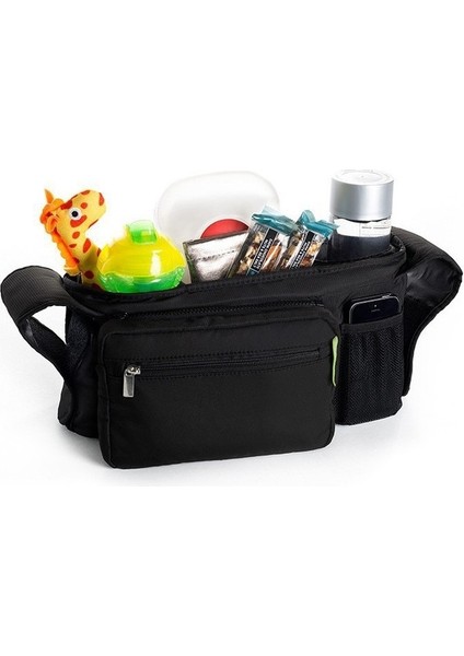 Bebek Arabası Depolama Çantası Siyah (Yurt Dışından)