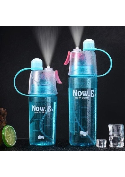 600ML Yaratıcı Sprey Su Şişesi Siyah (Yurt Dışından) fiyatları