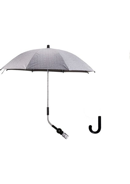 Bütçe Umbrla Anti-Uv Güneş ve Yağmur Çift Kullanımlı Umbrla Gray (Yurt Dışından)