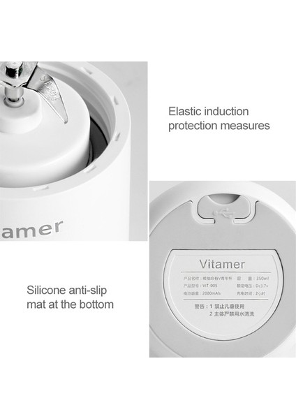 Vitamer USB Mini Taşınabilir Meyve Meyvesi Pembesi (Yurt Dışından)