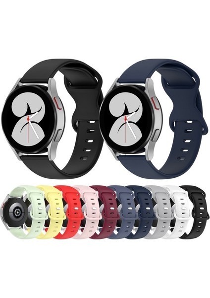Huawei Için 20 mm Silikon Saat Bandı 2 Gri (Yurt Dışından)