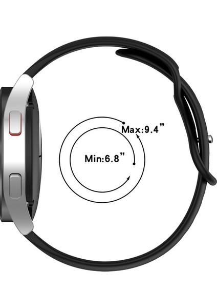Huawei Için 20 mm Silikon Saat Bandı 2 Gri (Yurt Dışından)