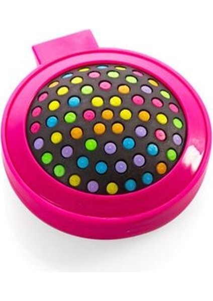 Taraklı Taşınabilir Mini Makyaj Aynası Pembe (Yurt Dışından)