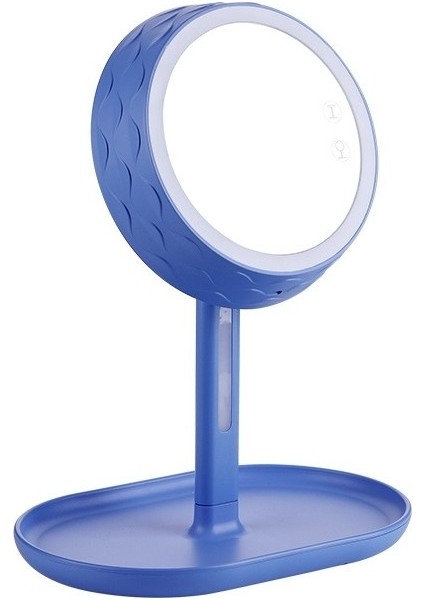 Standlı LED Makyaj Aynası - Koyu Mavi (Yurt Dışından)