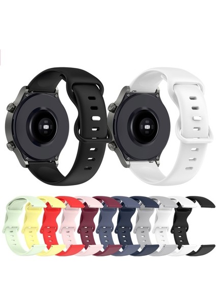 Huawei Için Renk Silikon Saat Band Gt Gt 42 mm Siyah (Yurt Dışından)