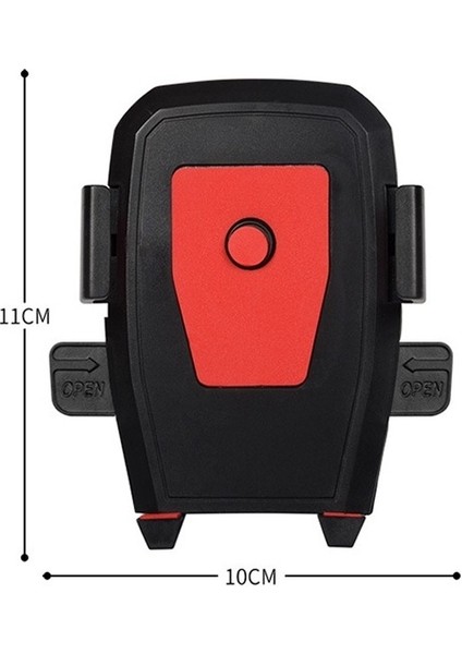 Motosiklet Dikizli Cep Telefonu Braketi Kırmızı (Yurt Dışından) fiyatları