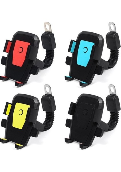 Motosiklet Dikizli Cep Telefonu Braketi Kırmızı (Yurt Dışından) fırsatları