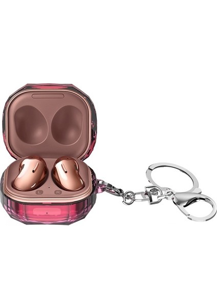 Samsung Galaxy Buds Için Kulaklık Kılıfı Canlı Şeffaf Pembe (Yurt Dışından) fırsatları
