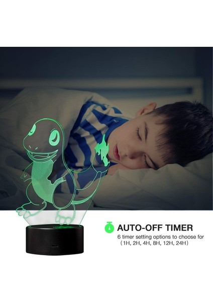 Çocuklar Için Gece Lambası 3D Dinozor Gece Lambası 16-C (Yurt Dışından) modelleri