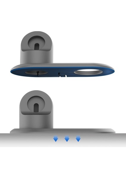 Apple Watch / iPhone Gri Için Magsafe Şarj Standı Tutucu (Yurt Dışından)