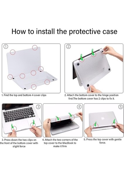 MacBook Air 15 Inç Kılıf Için Uyumlu 2023 Sürüm A2941 M2 Çip Sıvı Retina Ekran ve Dokunmatik Kimlik Koruyucu Plastik Sert Kılıf Kapak (Yurt Dışından) modelleri