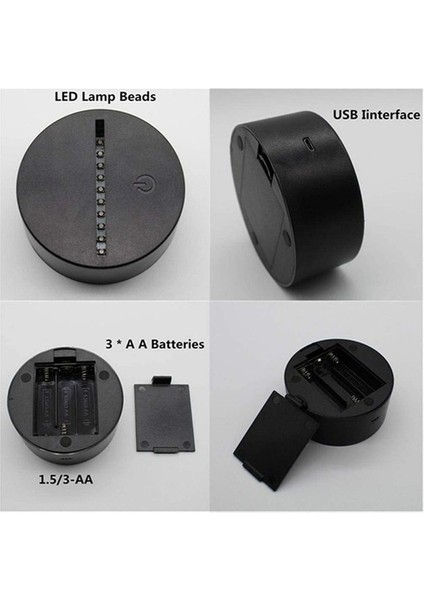 Yeni Akrilik 3D Lamba Anime Yarichin Ch Club Yuri Veli (Yurt Dışından) modelleri