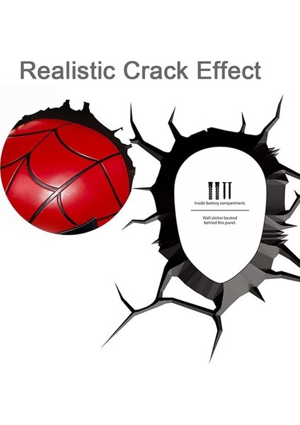 3D Duvar Lambası, Çocuklar Için LED Gece Lambası (Yurt Dışından) fiyatları