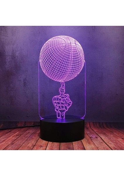 Cool Boy Spor Aksiyonları Gece Lambası 3D LED Yenilik (Yurt Dışından) fırsatları