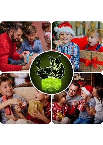 Kedi Severlere 3D Gece Lambası Hedii, Kedi Lambası (Yurt Dışından) modelleri