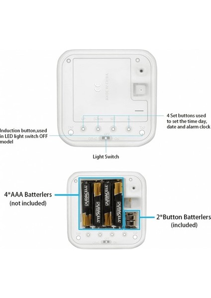 Küçük Boy Mini LED Dijital Erkek Anime Çalar Saat Çocuk Yatak Odası Dekoru JINGYI926 (Yurt Dışından)