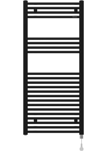 1200X500 400W Elektrikli Karbon Çelik Havlupan Alya Antrasit