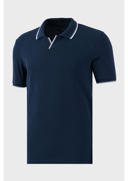Pamuklu Regular Fit Şerit Detaylı Polo Yaka T Shirt Erkek Polo Yaka T Shirt 5902964 fiyatları