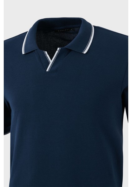 Pamuklu Regular Fit Şerit Detaylı Polo Yaka T Shirt Erkek Polo Yaka T Shirt 5902964 modelleri