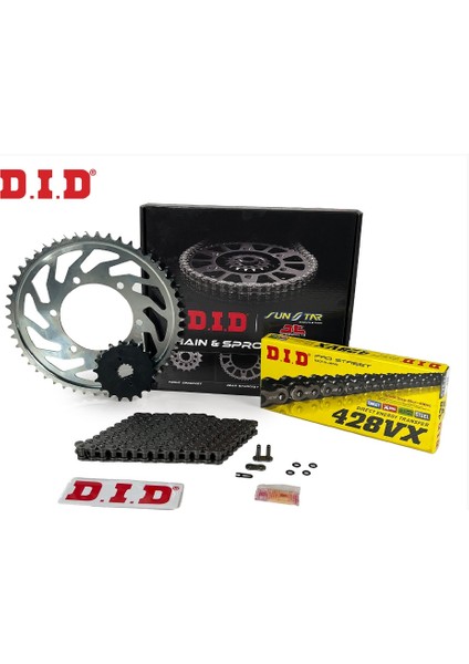 Zincir Dişli Seti Yamaha MT-125 (125 Cc) (2024) / Yamaha / MT-125 / 125CC / Arka Dişli (Orj-4) / 2024