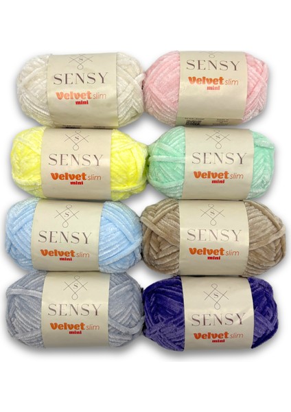 Velvet Slim Mini Paket Örgü Ipi Kadife Ip Amigurumi Ipi Amigurumi Seti modelleri