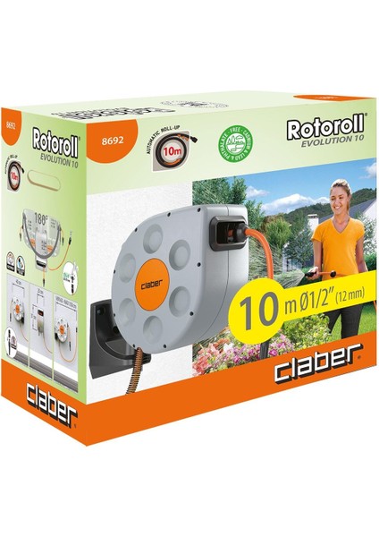8692 Rotoroll Kasetli Hortum Makarası