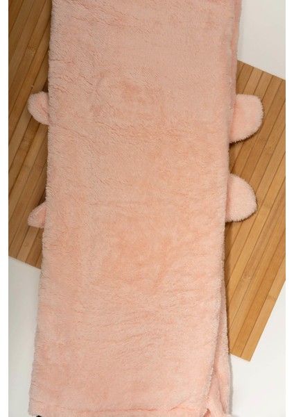 Ayıcık Figürlü Ultra Yumuşak Bebek Battaniyesi – Pembe