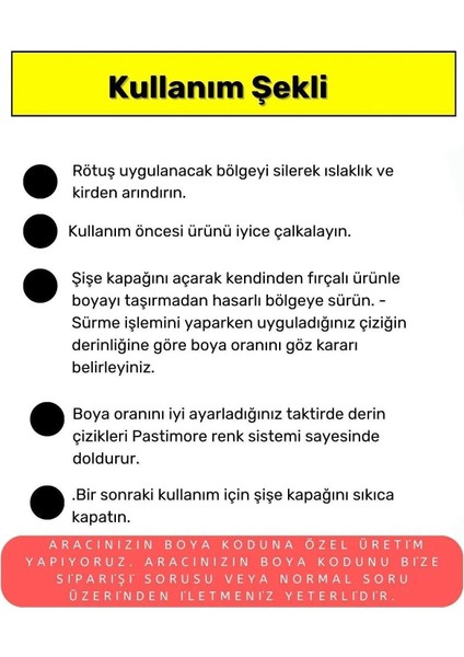 Togg T10X Kapadokya Beji 798 - Profesyonel Çizik ve Taş Izi Giderici Rötuş Boyası 30ML.