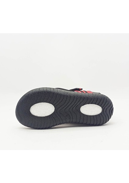 Şirin Genç Ortopedik Taban Kırmızı Renk Bantlı Cırtlı Kız Çocuk Sandalet indirimleri