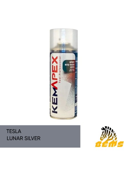 Tesla Lunar Silver (Ay Işığı Gümüş) Rötüş Sprey Boya 400ML